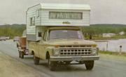 1965 Ford 250 Custom Cab with an El Dorado Camper